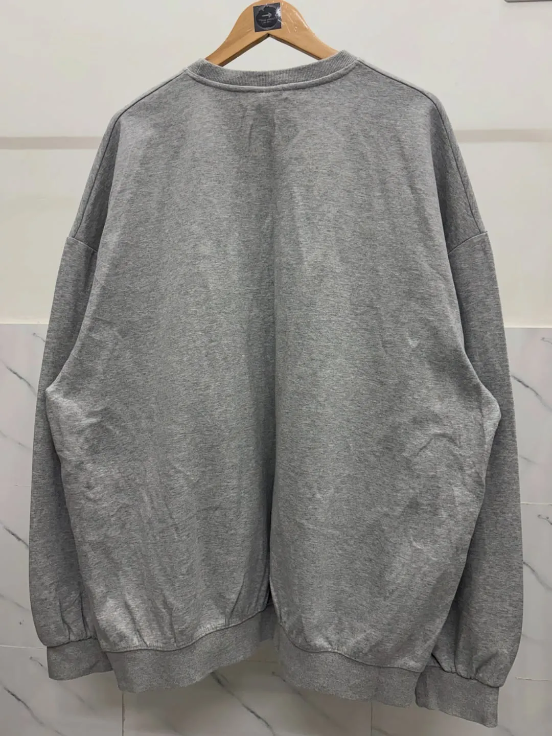 ATHLETIC HEAVYWEIGHT GREY SWEATSHIRT — photo 5