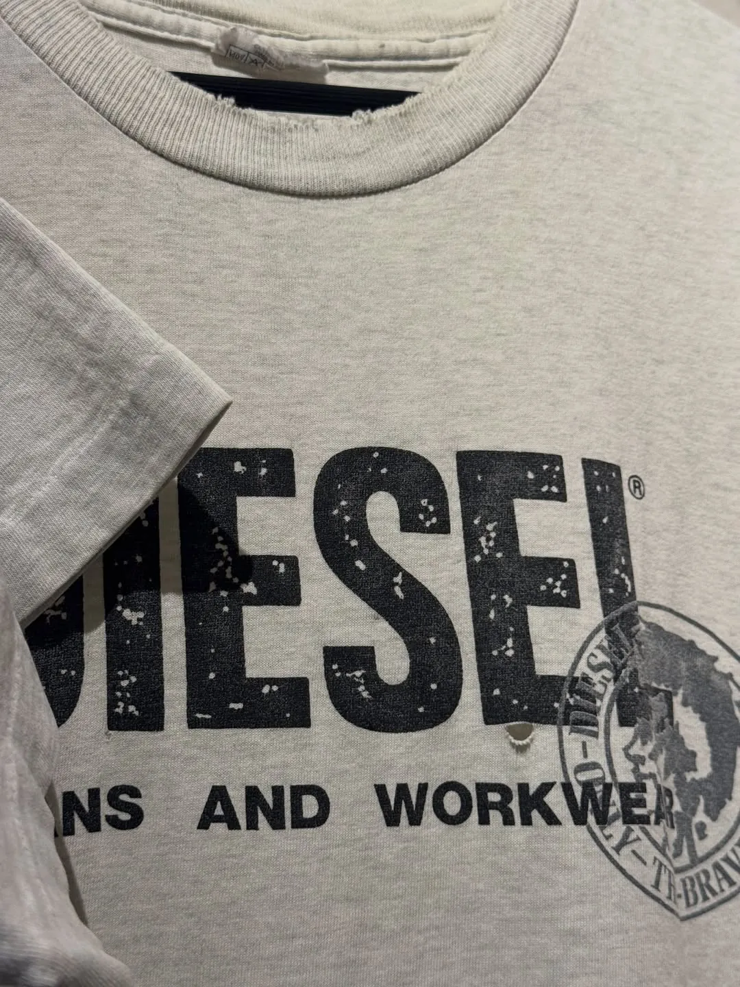 ARCHIVE Y2K DIESEL “WORKWEAR & MOHICAN” GRAPHIC TEE ⚡ — photo 1