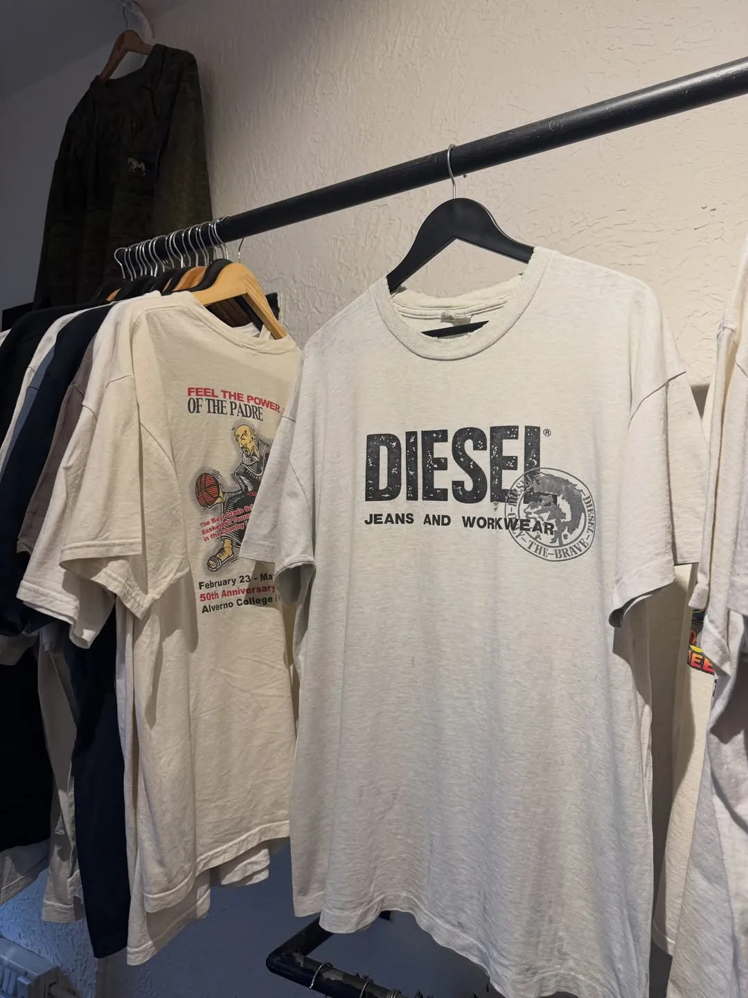 ARCHIVE Y2K DIESEL “WORKWEAR & MOHICAN” GRAPHIC TEE ⚡ — photo 2