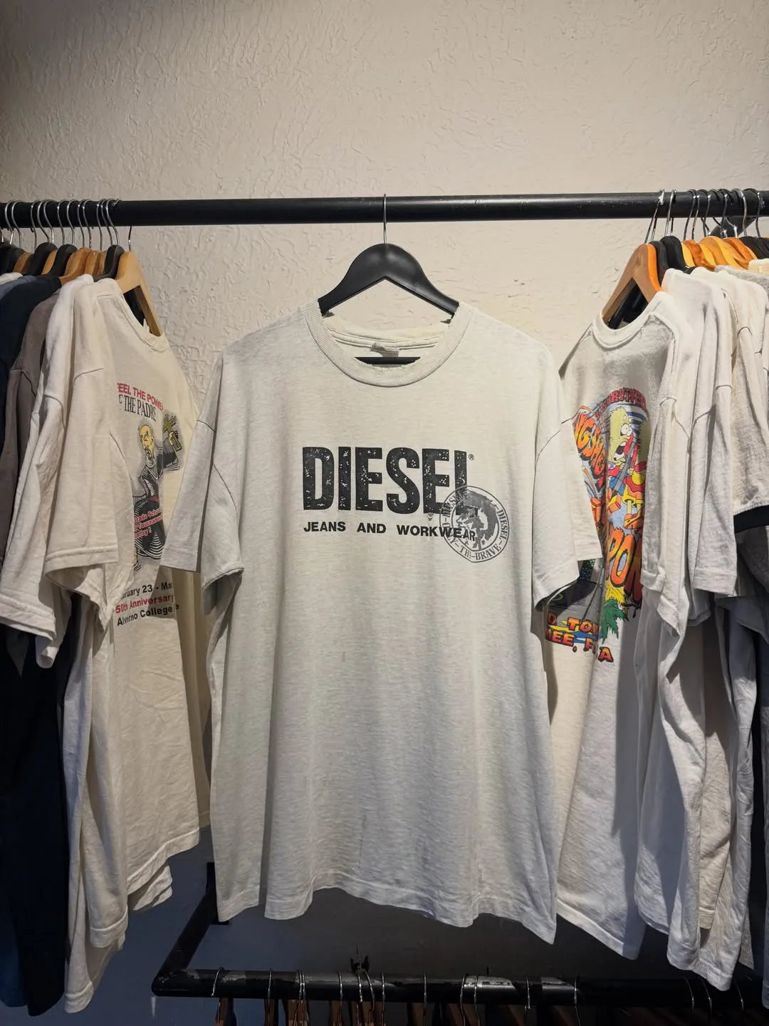 ARCHIVE Y2K DIESEL “WORKWEAR & MOHICAN” GRAPHIC TEE ⚡ — photo 3