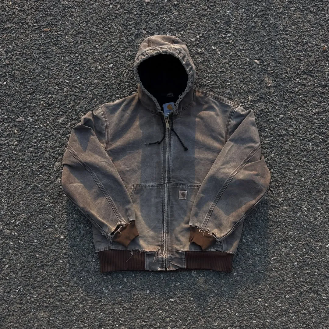 2000s Thrashed Sunfaded Carhartt Active Jacket — photo 1